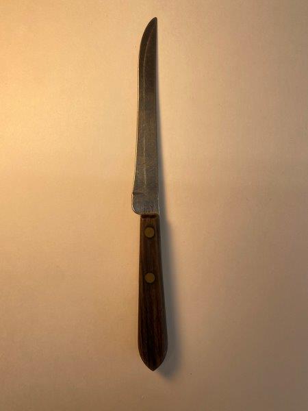 Dark Wood Kitchen Knife