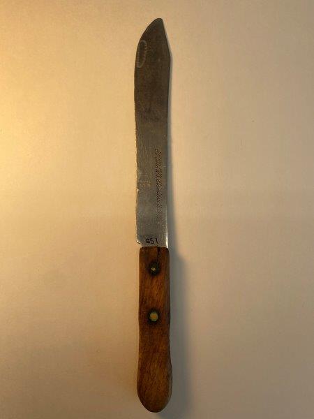 Wooden Handle Kitchen Knife