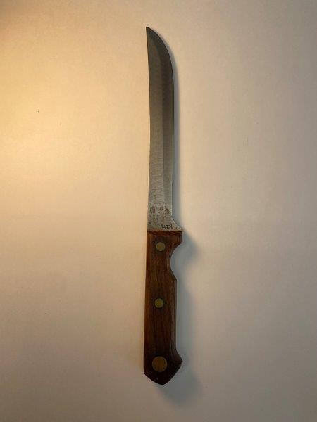 Large Wooden Handle Kitchen Knife