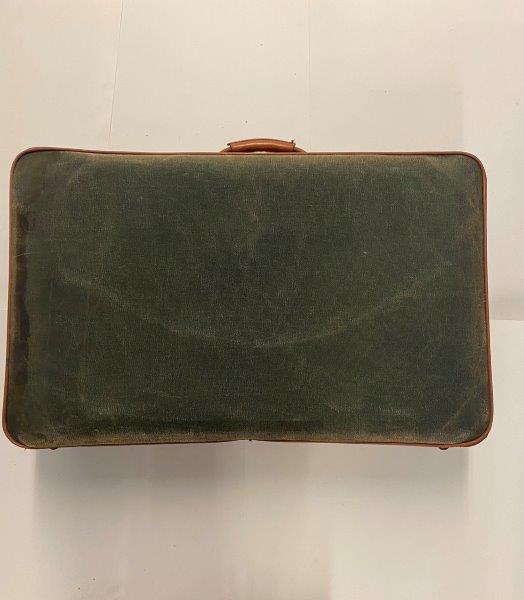 Large Olive Green Suitcase